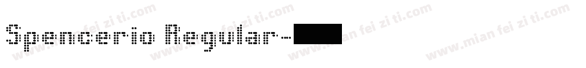 Spencerio Regular字体转换